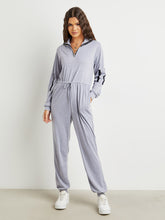 High Neck Straight Leg Jumpsuit with Long Sleeves FD